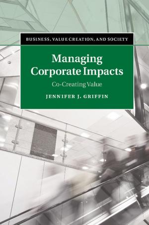 Cover of the book Managing Corporate Impacts by Andrew Rogerson