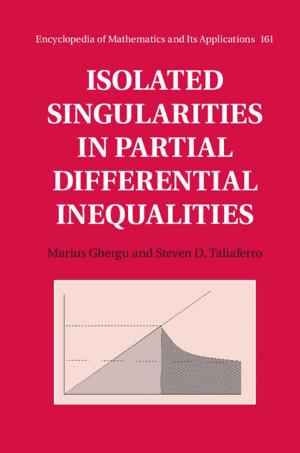 Cover of the book Isolated Singularities in Partial Differential Inequalities by Margit Tavits
