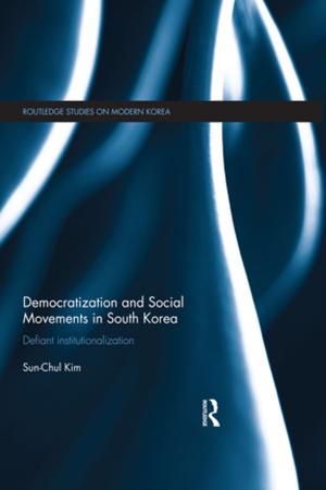 Book cover of Democratization and Social Movements in South Korea