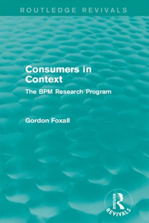 Cover of the book Consumers in Context by 