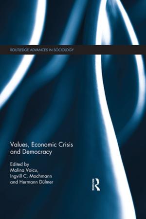 Cover of the book Values, Economic Crisis and Democracy by Filomena Viviana Tagliaferri