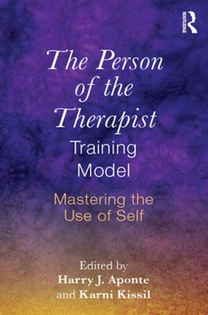 Cover of the book The Person of the Therapist Training Model by Friedrich Lutz
