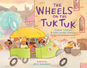 Book cover of The Wheels on the Tuk Tuk