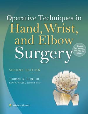 Book cover of Operative Techniques in Hand, Wrist, and Elbow Surgery