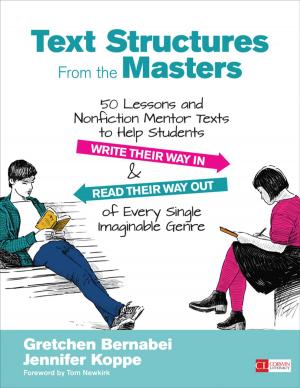 Cover of the book Text Structures From the Masters by Professor Dave Mearns, Professor Brian Thorne