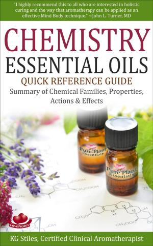 Cover of Chemistry Essential Oils Quick Reference Guide Summary of Chemical Families, Properties, Actions & Effects
