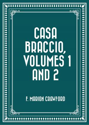 Book cover of Casa Braccio, Volumes 1 and 2
