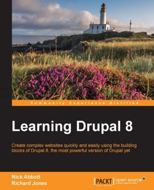 Book cover of Learning Drupal 8