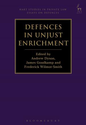 Cover of the book Defences in Unjust Enrichment by 