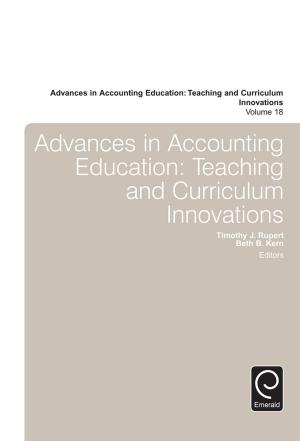 Cover of the book Advances in Accounting Education by Luca Gnan, Alessandro Hinna, Fabio Monteduro
