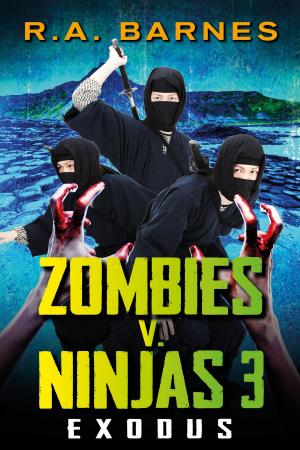 Book cover of Zombies v. Ninjas: Exodus