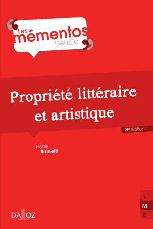 Cover of the book Propriété littéraire et artistique by Nathalie Peterka