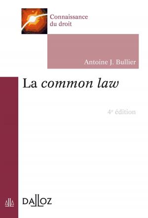 Cover of the book La common law by Philippe Simler, Delebecque