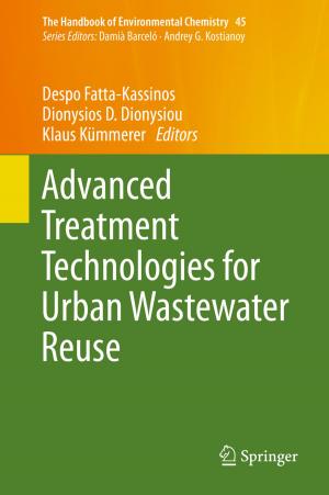 Cover of the book Advanced Treatment Technologies for Urban Wastewater Reuse by Charles J. Golden, Matthew R. Zusman