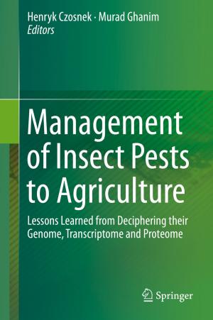 Cover of the book Management of Insect Pests to Agriculture by Pierre Carpentier, Jean-Philippe Chancelier, Guy Cohen, Michel De Lara