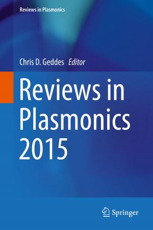 Cover of the book Reviews in Plasmonics 2015 by Jacek Czaputowicz, Anna Wojciuk
