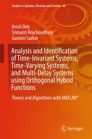 Cover of the book Analysis and Identification of Time-Invariant Systems, Time-Varying Systems, and Multi-Delay Systems using Orthogonal Hybrid Functions by Mauricio Sánchez-Silva, Georgia-Ann Klutke