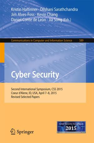Cover of the book Cyber Security by Wouter Zijl, Florimond De Smedt, Mustafa El-Rawy, Okke Batelaan