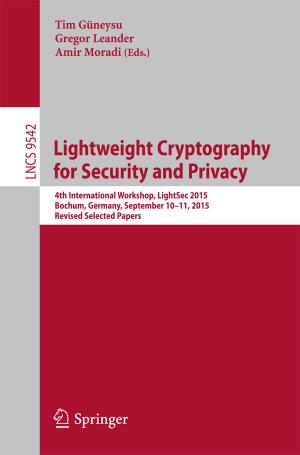 Cover of the book Lightweight Cryptography for Security and Privacy by 