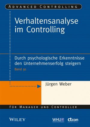 Cover of the book Verhaltensanalyse im Controlling by Gradiva Couzin, Jennifer Grappone