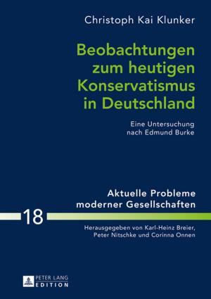 Cover of the book Beobachtungen zum heutigen Konservatismus in Deutschland by Scott A. Celsor