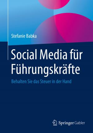 Cover of the book Social Media für Führungskräfte by Michael Froböse, Manuela Thurm