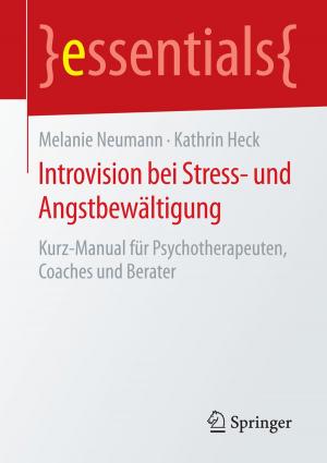 Cover of the book Introvision bei Stress- und Angstbewältigung by Werner Sauter, Franz-Peter Staudt