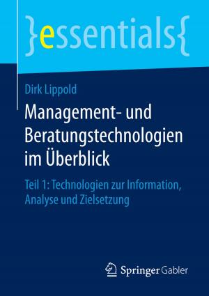 Cover of the book Management- und Beratungstechnologien im Überblick by 