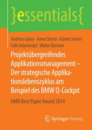 Book cover of Projektübergreifendes Applikationsmanagement – Der strategische Applikationslebenszyklus am Beispiel des BMW Q-Cockpit