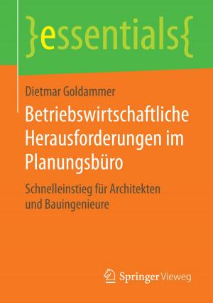 Cover of the book Betriebswirtschaftliche Herausforderungen im Planungsbüro by Jörg Meißner, Tilo Wendler