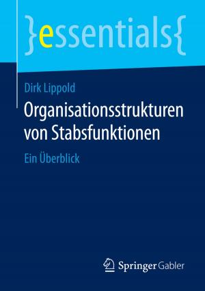 Cover of the book Organisationsstrukturen von Stabsfunktionen by Wolfgang Schlicht
