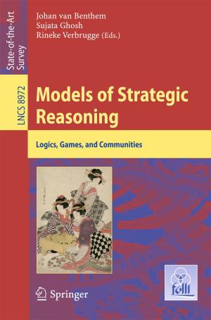 Cover of the book Models of Strategic Reasoning by Rafail Khasminskii, Grigori Noah Milstein
