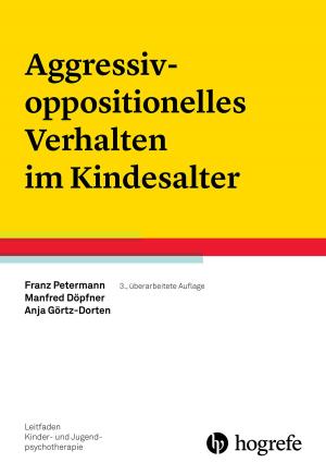 Book cover of Aggressiv-oppositionelles Verhalten im Kindesalter