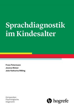 Cover of the book Sprachdiagnostik im Kindesalter by Meike Sachse, Jana Fasbender, Rainer Sachse