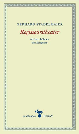 Cover of the book Regisseurstheater by Gerd Lüdemann