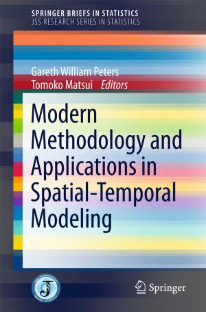 Cover of the book Modern Methodology and Applications in Spatial-Temporal Modeling by 
