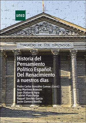 Book cover of Historia del Pensamiento Político Español. Del Renacimiento a nuestros días