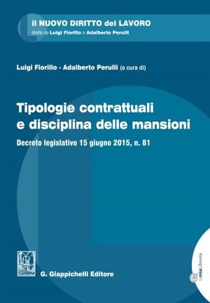 Book cover of Tipologie contrattuali e disciplina delle mansioni