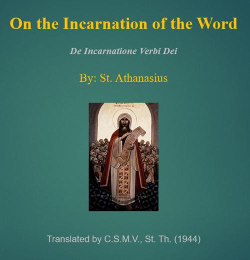 Cover of the book On the Incarnation of the Word by Saint Athanasius, Saint Athanasius