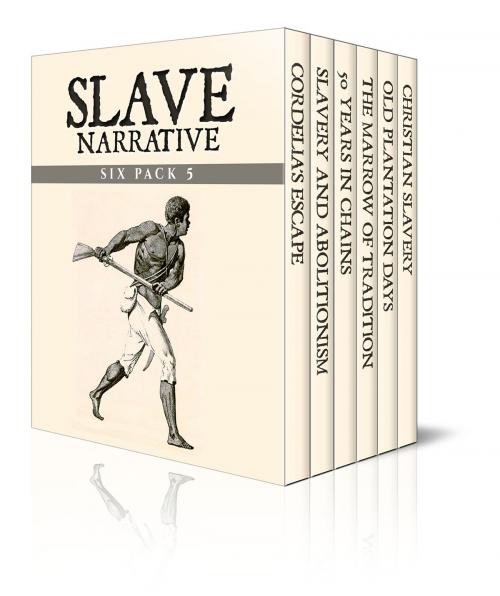 Cover of the book Slave Narrative Six Pack 5 by Charles Ball, Catharine Esther Beecher, Charles W. Chesnutt, Enhanced E-Books