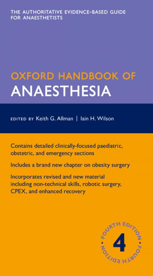 Cover of the book Oxford Handbook of Anaesthesia by , OUP Oxford