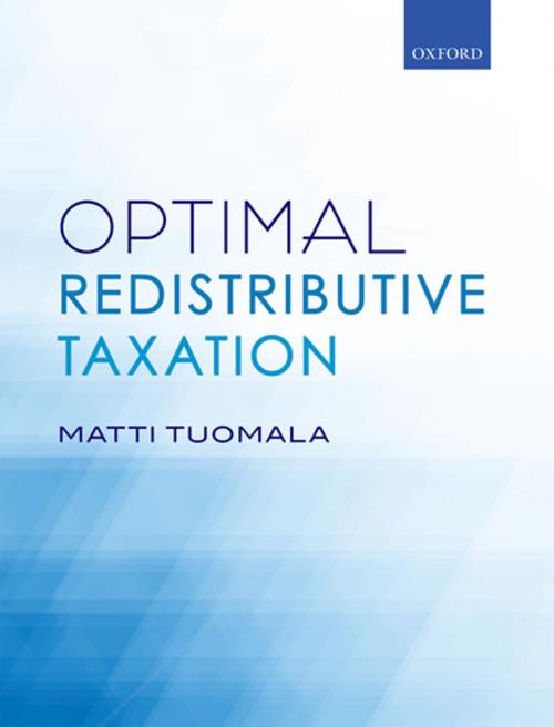 Cover of the book Optimal Redistributive Taxation by Matti Tuomala, OUP Oxford
