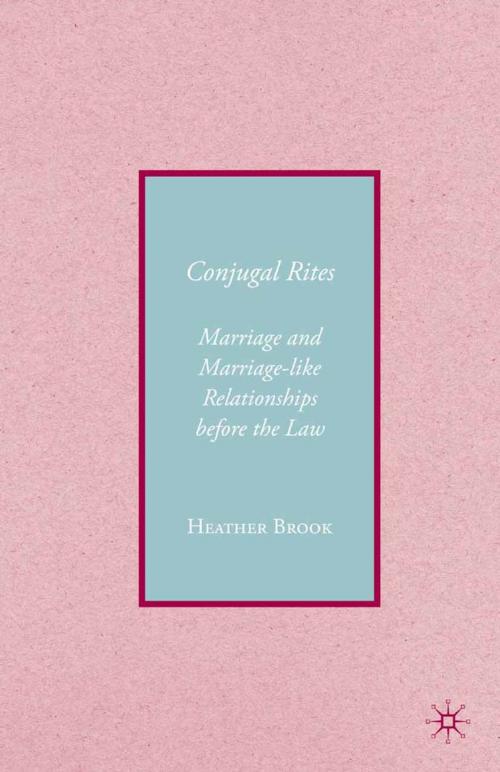 Cover of the book Conjugality by H. Brook, Palgrave Macmillan US