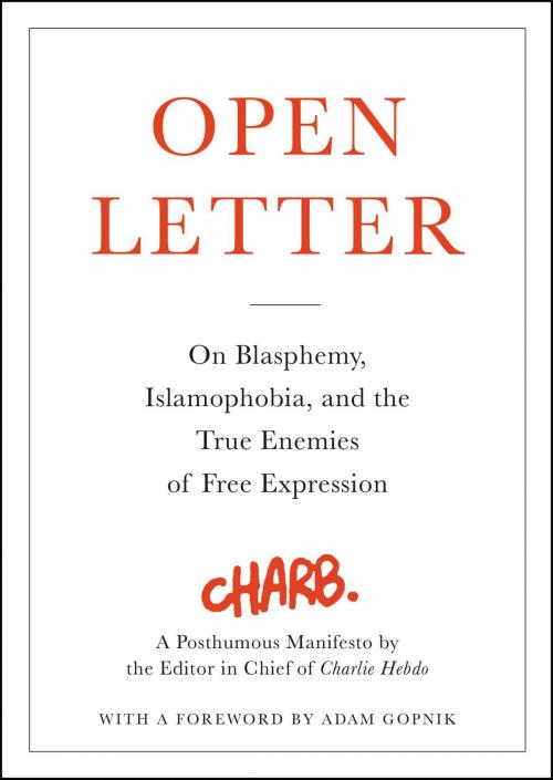 Cover of the book Open Letter by Charb, Little, Brown and Company