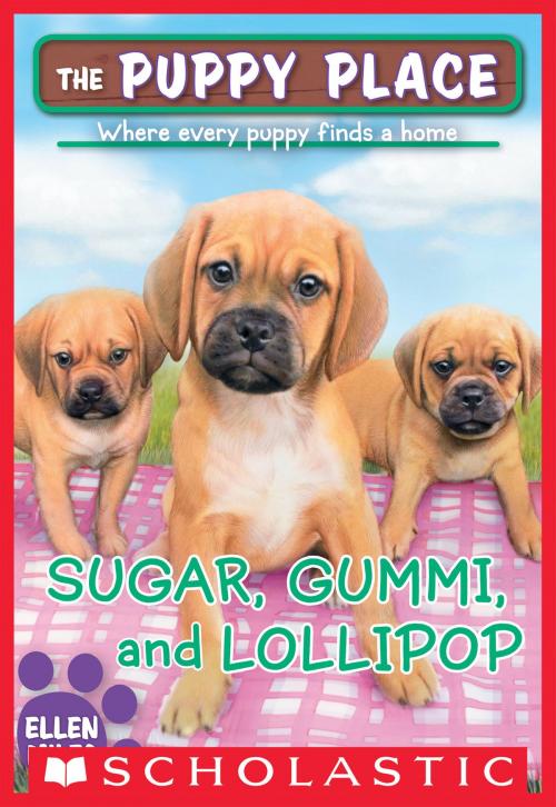 Cover of the book Sugar, Gummi and Lollipop (The Puppy Place #40) by Ellen Miles, Scholastic Inc.