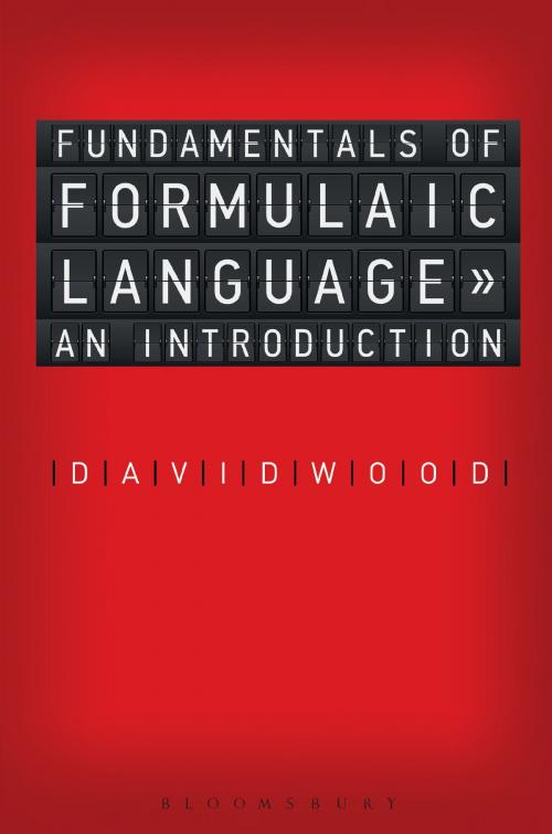 Cover of the book Fundamentals of Formulaic Language by David Wood, Bloomsbury Publishing