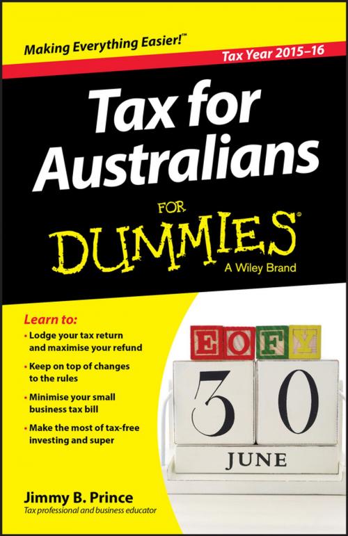 Cover of the book Tax for Australians For Dummies by Jimmy B. Prince, Wiley