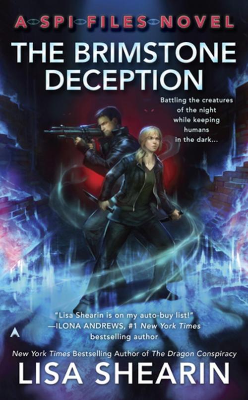 Cover of the book The Brimstone Deception by Lisa Shearin, Penguin Publishing Group