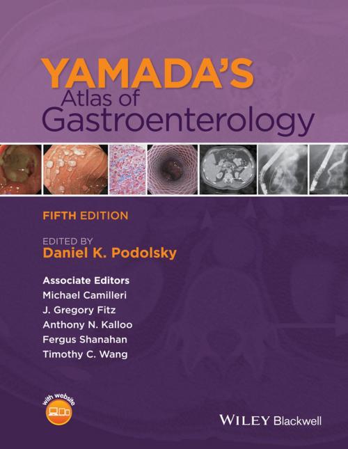 Cover of the book Yamada's Atlas of Gastroenterology by Michael Camilleri, J. Gregory Fitz, Anthony N. Kalloo, Fergus Shanahan, Timothy C. Wang, Wiley