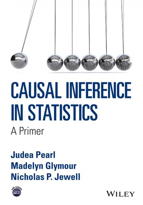 Cover of the book Causal Inference in Statistics by Judea Pearl, Madelyn Glymour, Nicholas P. Jewell, Wiley